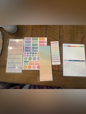 Erin Condren planner Accessories Pastel Sticky Note & Sticker Set erase-able